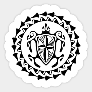 Polynesian turtle Sticker